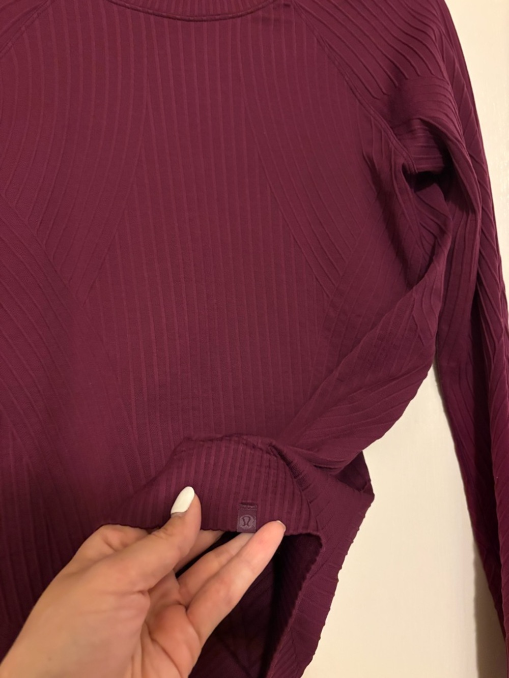 Lululemon Rest Less Variegated Ribbed Pullover - Picture 6 of 8
